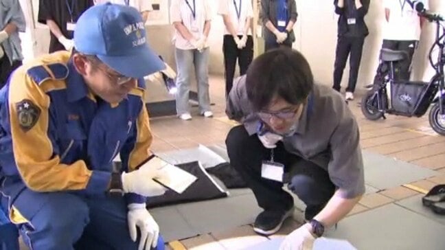 「交通警察JOBセミナー」 交通鑑識&パトカー追跡体験も|TBS NEWS DIG