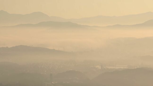 【晩秋スケッチ】目の前に広がる雲海 朝日に照らされオレンジ色に輝く 八木山峠(福岡・飯塚市) |TBS NEWS DIG