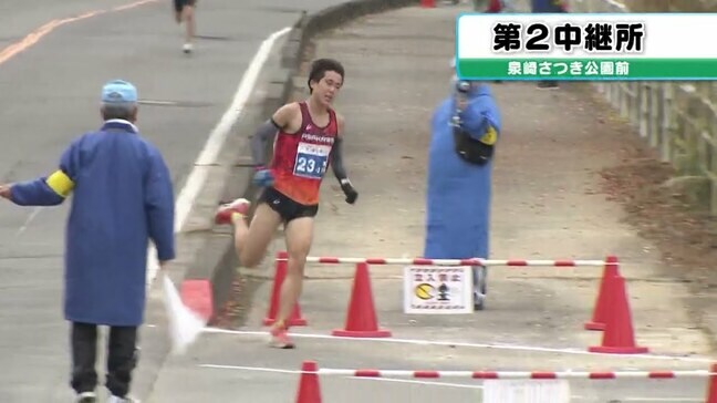 【動画あり】第2中継所 通過順位 増子陽太選手は21人抜き!個人記録あり【第36回ふくしま駅伝2024】※公式記録 福島駅伝|TBS NEWS DIG