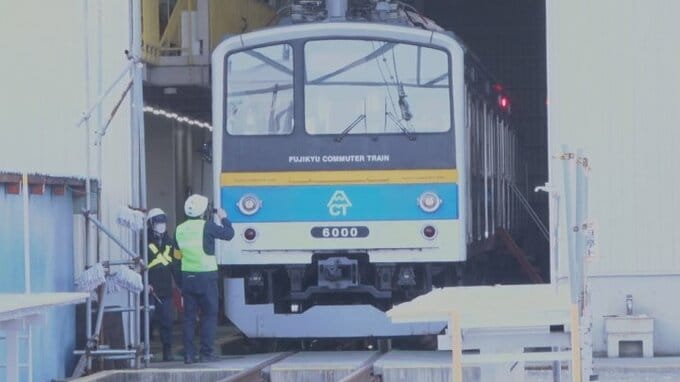 分岐器を通過時に大きな振動　非常ブレーキをかけたところ、脱線　国の鉄道事故調査官が現地調査　山梨・富士急行線　|　山梨のニュース | ＵＴＹテレビ山梨