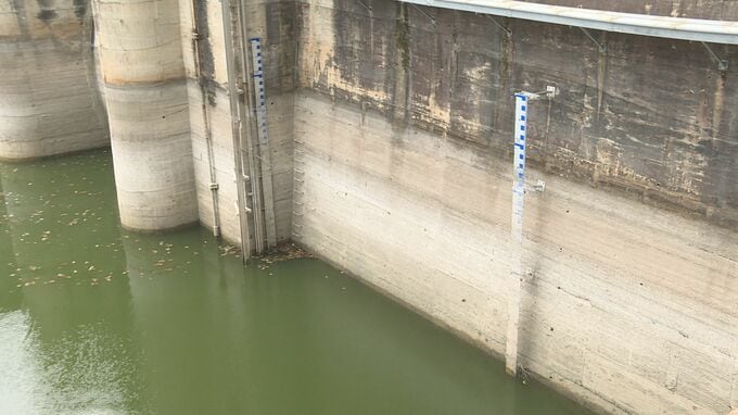 厚東川水系ダム 水位低下で工業用水を自主節水 山口・宇部|TBS NEWS DIG