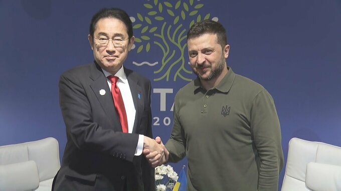 【速報】岸田総理がウクライナのゼレンスキー大統領と会談　防衛や復旧・復興支援含む2国間文書に署名