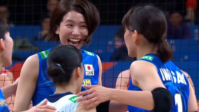 眞鍋ジャパン、世界ランク1位トルコをフルセットの末撃破！古賀が両チーム最多31得点でパリ切符獲得へ白星発進 【ネーションズリーグ】|TBS NEWS DIG