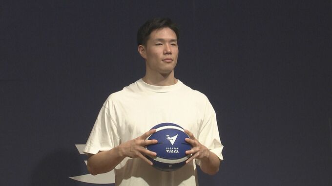 「パリ五輪に向け成長できるベストな場所」馬場雄大選手　長崎ヴェルカに電撃入団　会見での主なやり取り　|　長崎のニュース | 天気 | NBC長崎放送