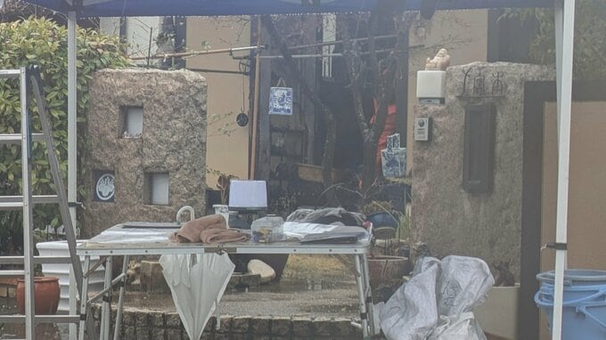 「寝室から火が出ている」岡山市南区福島で住宅1棟を全焼　女性（77）が煙を吸って病院に搬送|TBS NEWS DIG