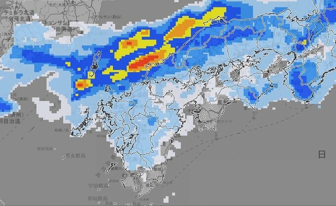 【大雨情報】九州北部地方　山口県、福岡県、佐賀県、長崎県は、引き続き１１日朝にかけて線状降水帯が発生して大雨災害発生の危険度が急激に高まる可能性【雨風シミュレーション】|TBS NEWS DIG