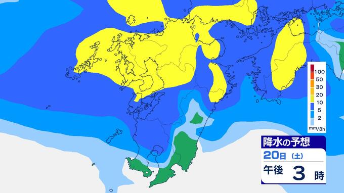 【警報級大雨のおそれ】20日(土)九州全域で梅雨前線や低気圧の影響　各県気象台が早期注意情報を発表　雨風シミュレーション|TBS NEWS DIG