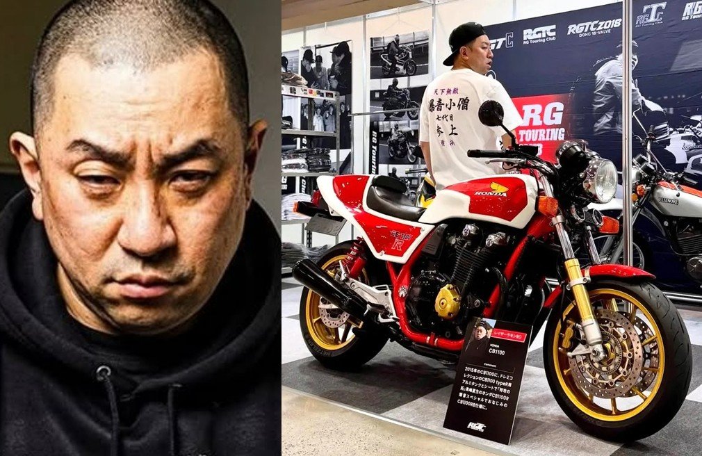 レイザーラモンRG 】 愛車のバイクと2ショット 「特攻の拓 