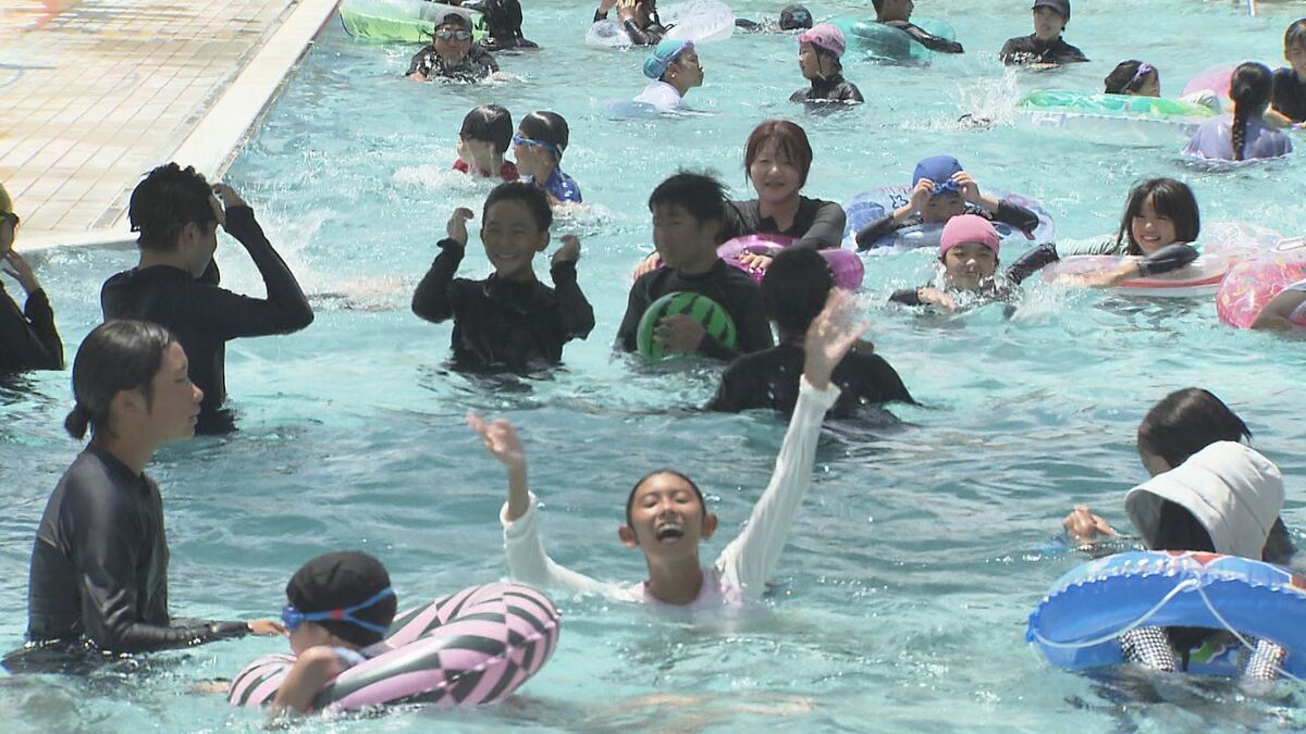 県内7地点で猛暑日　大分市で今季最高の気温を更新　日吉原レジャープールにぎわう