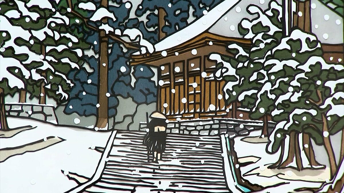 1枚の紙を切り抜き表現…緻密な世界「切り絵」展覧会　今月20日まで【香川】