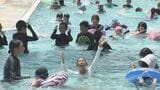 県内7地点で猛暑日　大分市で今季最高の気温を更新　日吉原レジャープールにぎわう　|　大分のニュース｜OBS NEWS｜大分放送