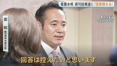 簗農水大臣「就任前の活動に関わる事柄」と説明避ける　自民党不支持の自治体の“予算カット”発言の週刊誌報道めぐり| TBS CROSS DIG with Bloomberg