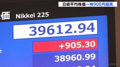 【速報】日経平均一時900円以上値上がり　マイナス金利解除後も緩和的な金融環境続くとの見方| TBS CROSS DIG with Bloomberg