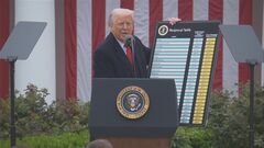 トランプ大統領「関税はアメリカを豊かに」再び主張　ベビーカーやタイヤなどの物価上昇「大した問題ではない」| TBS CROSS DIG with Bloomberg