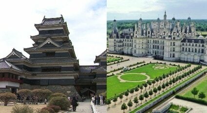 松本城」とフランスの世界遺産「シャンボール城」が姉妹提携…ともに16