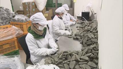 寒さ利用し「凍み餅作り」暖冬でも順調に…震災前超える生産量目指す