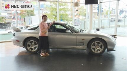 車好き界隈では伝説 RX-7の元オーナー女性 80歳の西本さんがサーキット