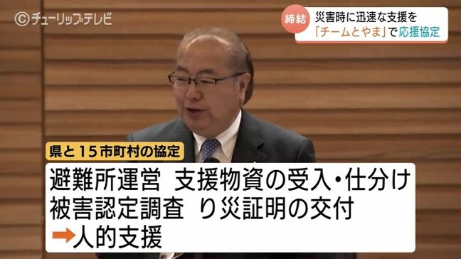 【富山県】大規模地震に備え15市町村が人的支援で連携　被害認定調査や罹災証明交付を迅速化する応援協定に署名|TBS NEWS DIG
