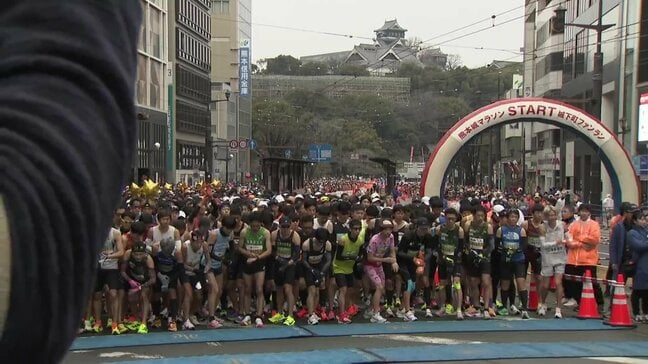 「熊本城マラソン2026」の倍率発表 フルマラソンは定員の1.58倍で前回超 抽選結果は10月15日|TBS NEWS DIG