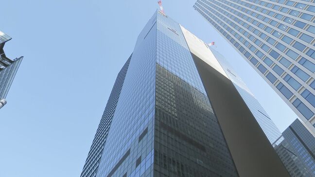 東京・浜松町　世界貿易センタービル建て替え工事現場のビルで火災　床と外壁320平方メートル焼ける　けが人なし|TBS NEWS DIG