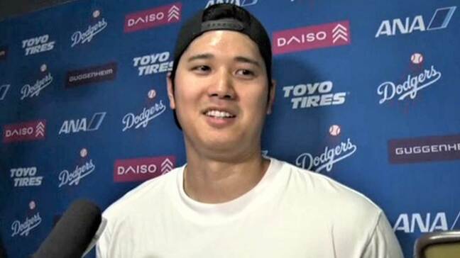 大谷翔平 「温かかったですね」“パパの顔”を見せて「無事に生まれてきてくれて感謝」笑顔で語る|TBS NEWS DIG