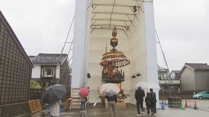 高岡御車山祭　3年ぶり開催予定が前夜からの雨で中止|TBS NEWS DIG