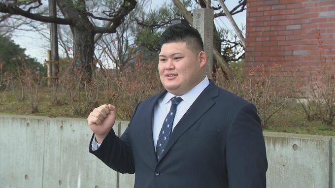「目標とされる力士に」2年連続アマ横綱 中村選手が地元津幡町へ　|　石川県のニュース｜MRO北陸放送