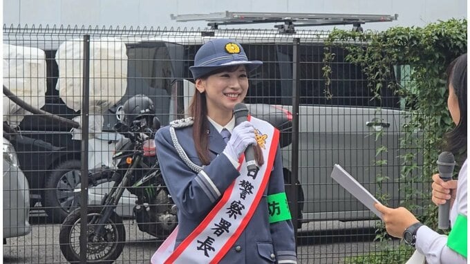 若者の街で「闇バイト」撲滅を呼びかけ　フリーアナウンサーの皆藤愛子さんが1日警察署長に就任　警視庁北沢署|TBS NEWS DIG