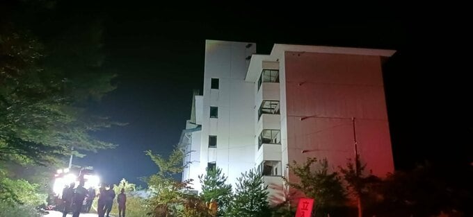 4年前にも不審火・・・「1階から4階が燃えている」閉業ホテルで火災　宮城・川崎町|TBS NEWS DIG