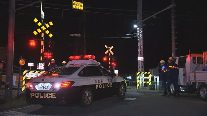 JR身延線　再開見込みは午後8時30分頃　鰍沢口‐甲府駅で運転見合わせ　特急と車の衝突事故　山梨・市川三郷町|TBS NEWS DIG