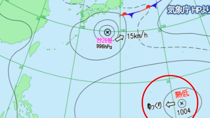 【気象情報】台風のたまご＝熱帯低気圧が1004hPaでゆっくり西へ　雨と風のシミュレーション　|　山梨のニュース | ＵＴＹテレビ山梨