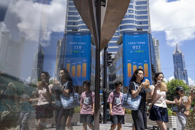 中国株上昇トレンドに陰りも－オプション市場、懐疑ムードを反映