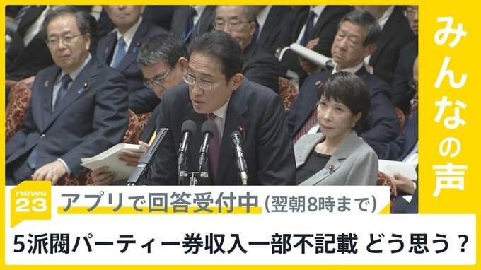 自民党5派閥パーティー券収入一部不記載 どう思う？【news23】|TBS NEWS DIG