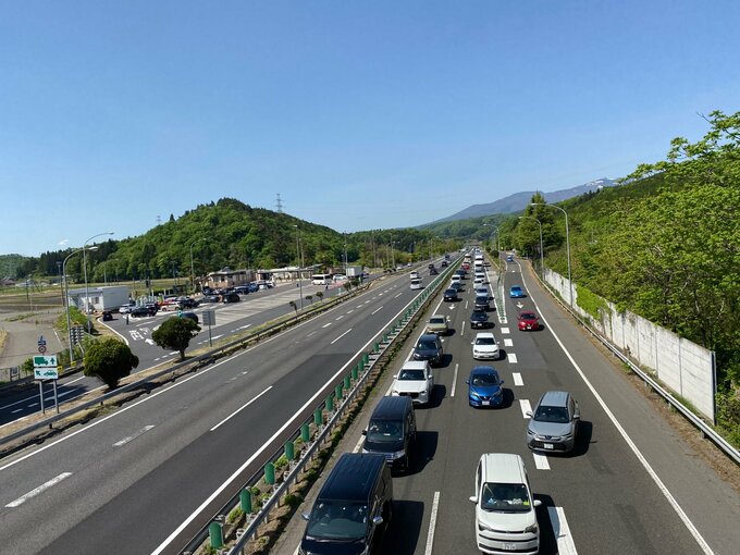 【交通情報】GW後半初日に東北道下り渋滞１５キロ　上りも渋滞　午前１１時現在　福島|TBS NEWS DIG