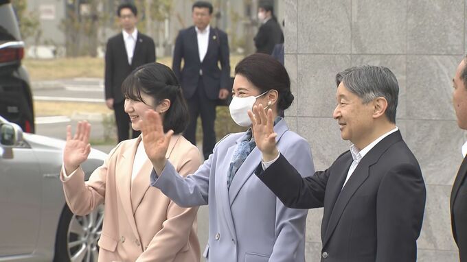 津波に飲まれたパトカー視察、学校では子どもたちと交流も　天皇ご一家、2日間の訪問終え帰京　福島|TBS NEWS DIG