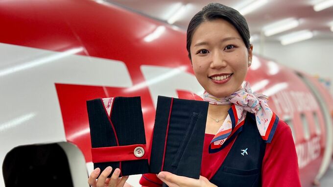 客室乗務員の廃棄される制服を御朱印帳やバッグに　フジドリームエアラインズの再利用プロジェクト　御朱印帳は1冊1万円で15冊限定販売　|　名古屋・愛知・岐阜・三重のニュース【CBC news】 | CBC web