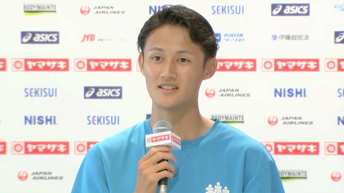 男子200mの鵜澤飛羽、脳震とうから復帰「ギリギリ間に合った」「参加標準記録はずっと狙ってる」 【日本選手権・前日会見】|TBS NEWS DIG