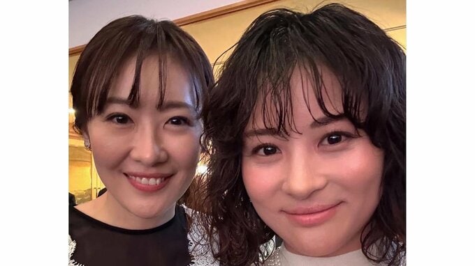【前田愛】　妹・亜季との貴重な２ショット公開　「姉妹の写真素敵です」と称賛の声|TBS NEWS DIG