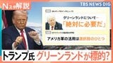 トランプ大統領の狙いは「西半球の支配力強化」 なぜグリーンランドが標的？ 日本のリスクも高まる？【Nスタ解説】|TBS NEWS DIG