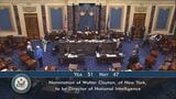 米連邦議会上院 国家情報長官に元米証券取引委・委員長で連邦検事のクレイトン氏を充てる人事案を承認|TBS NEWS DIG