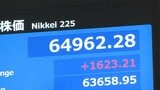 【速報】日経平均 一時1600円以上値上がり　米イラン戦闘終結への期待から|TBS NEWS DIG