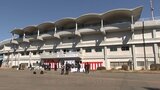 純情産地・岩手をアピール 命名権で県営運動公園陸上競技場の愛称看板を序幕|TBS NEWS DIG