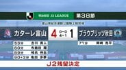 【速報】カターレ富山　Ｊ2残留決定！　ホーム最終戦で秋田に4-1で勝利　熊本は引き分け、得失点差で上回る　サッカー明治安田J2　|　富山のニュース｜天気・防災｜チューリップテレビ