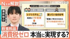 「所得把握」への国民の理解がカギ？食料品「消費税ゼロ」と“年収に応じた給付” 議論本格スタート 課題は山積【Nスタ解説】| TBS CROSS DIG with Bloomberg