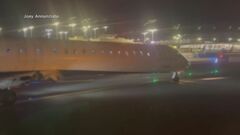 NY空港で航空機同士が接触　主翼が折れる事故　1人が軽傷　デルタ航空の子会社| TBS CROSS DIG with Bloomberg