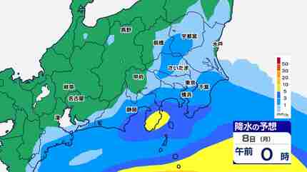 関東甲信 東海 梅雨入り】8日（月）にかけて雨 梅雨の雨量は？【雨