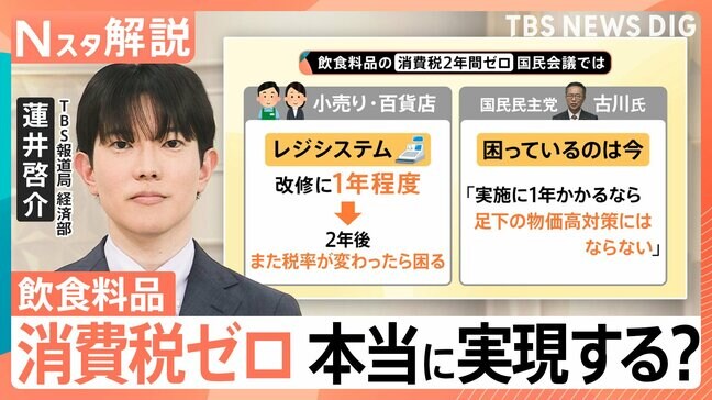 「所得把握」への国民の理解がカギ？食料品「消費税ゼロ」と“年収に応じた給付” 議論本格スタート 課題は山積【Nスタ解説】|TBS NEWS DIG