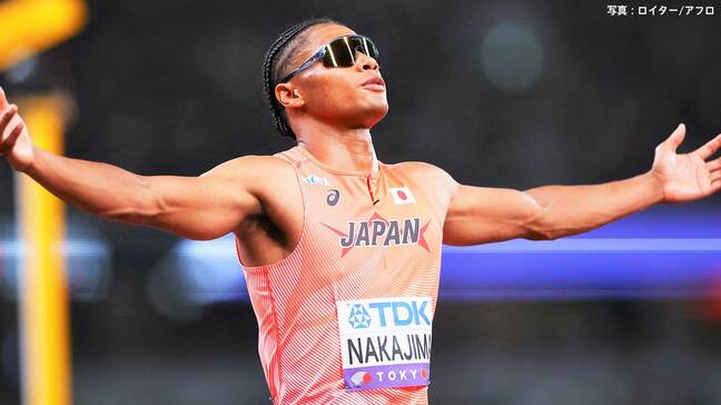 男子400m、中島佑気ジョセフが日本新で準決勝進出！佐藤拳の記録を0秒33更新、国立大歓声「会場の雰囲気が一役、二役買った」【世界陸上】|TBS NEWS DIG