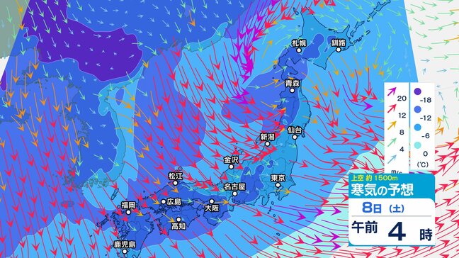 最強寒波いつまで？居座る “嵐の使者” 7日～8日は再び大雪のピーク【大雪と雨と風のシミュレーション】名古屋や大阪も雪…厳しい寒さ【2週間天気】|TBS NEWS DIG