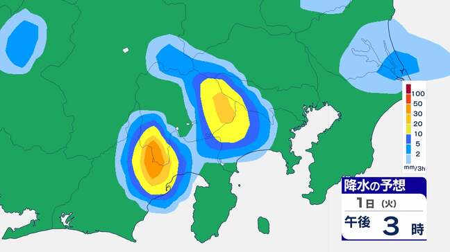 関東地方　2日かけ、大雨のおそれ　多いところで1時間に50mmの予想、”警報級”大雨の可能性【雨風シミュレーション】土砂災害や浸水に注意警戒を|TBS NEWS DIG